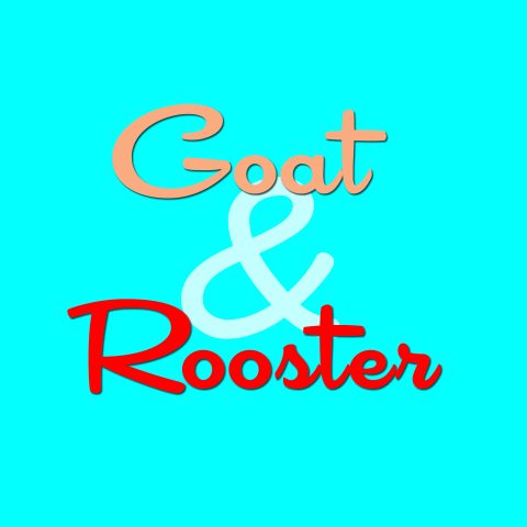 Goat and Rooster Intro card